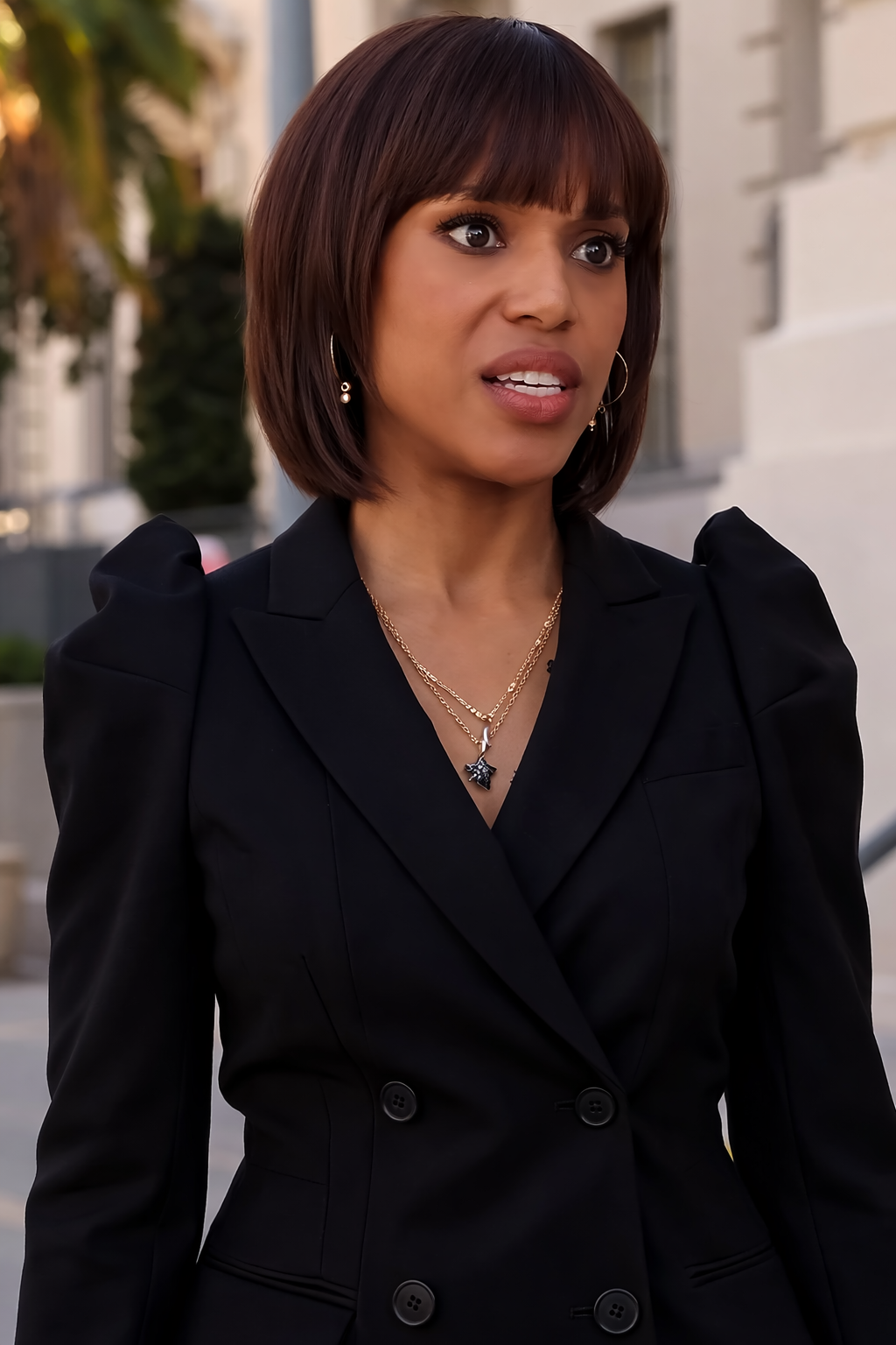 Kerry Washington Imperfect Women Coat - Image 1
